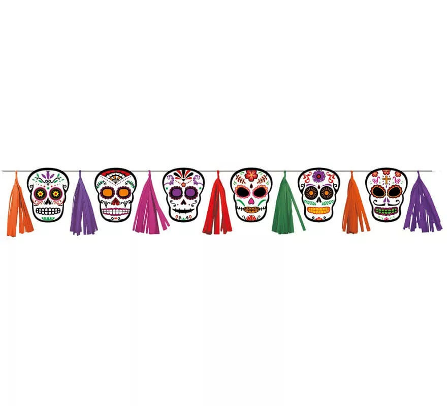 Translation missing: en.Guirnalda del Día de los Muertos 25x182 cm