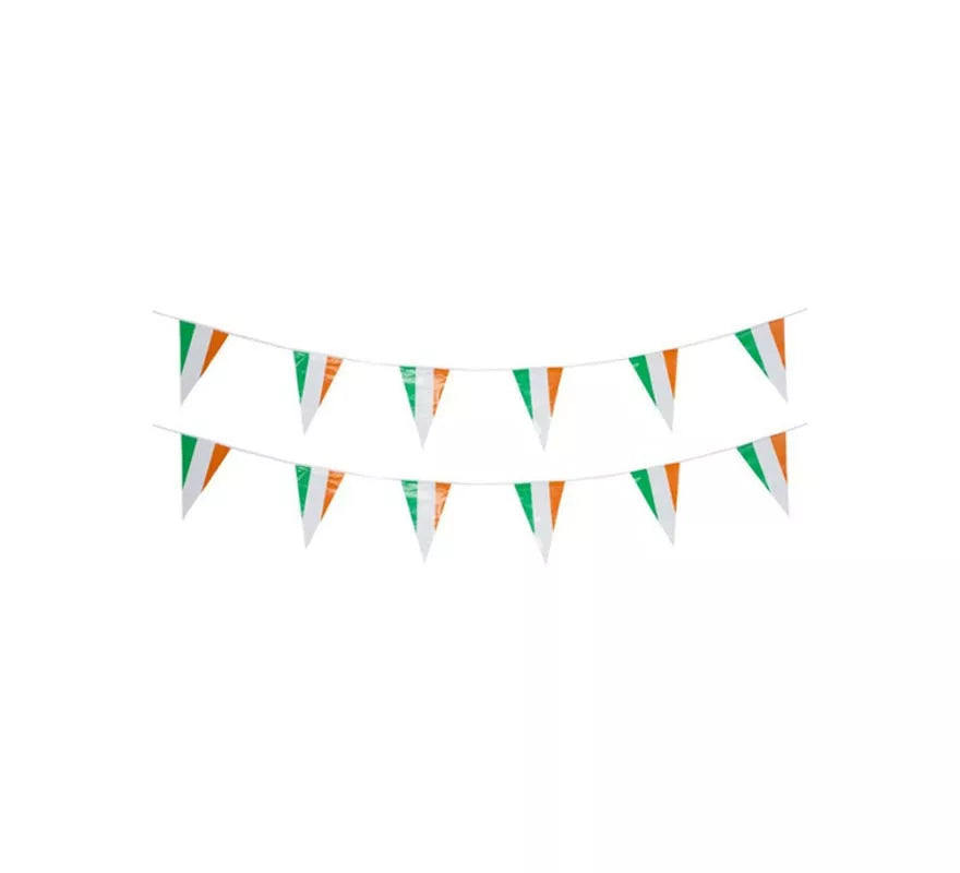 Guirnalda del Día de San Patricio de plástico de 10 mts