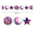 Guirnalda Disco Fever lila de 300 cm