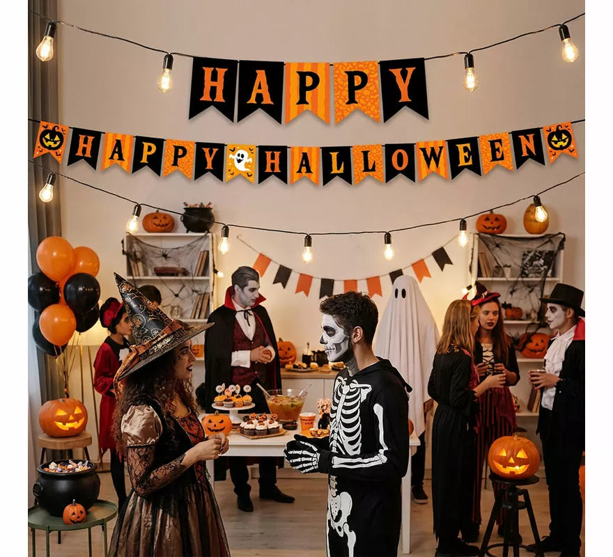 Translation missing: en.Guirnalda 'Happy Halloween' de 300 cm 20x15 cm