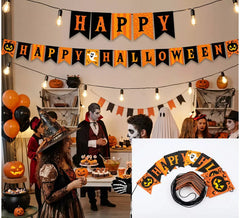 'Happy Halloween' garland of 300 cm 20x15 cm