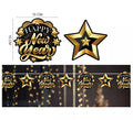 Guirnalda Happy New Year Estrellas de 300 y 16x16 cm