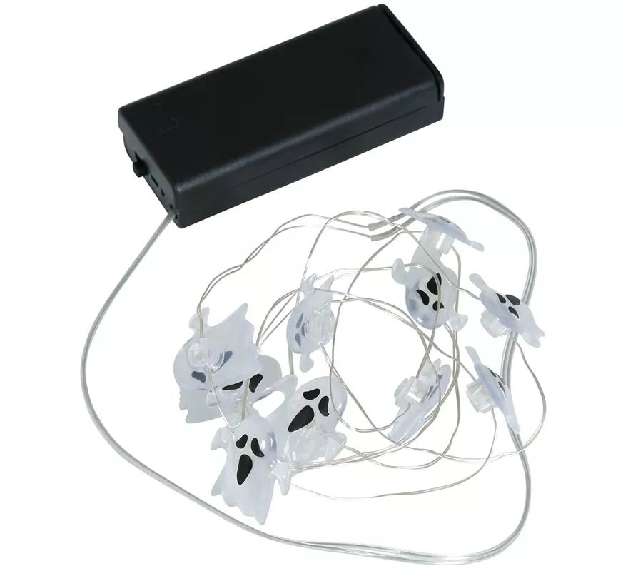 Guirnalda Hilo de Fantasmas a Pilas 10 Leds