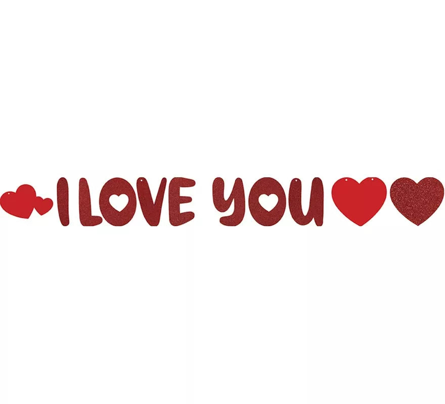 Guirnalda 'I Love You' de 300 cm