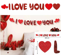 300cm 'I Love You' Garland