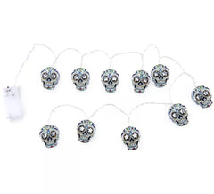 150cm Day of the Dead Skull LED Garland