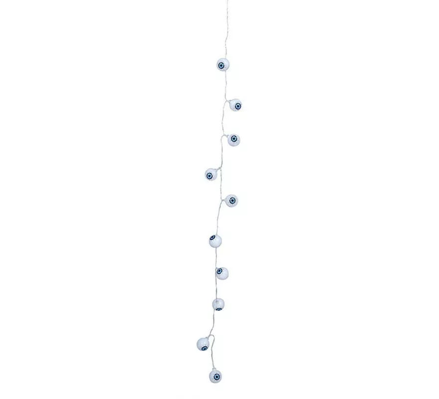 Guirnalda Ojos Esqueleto 10 leds de 130 cm