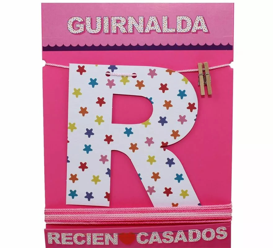 Guirnalda Recien Casados de 3m de largo