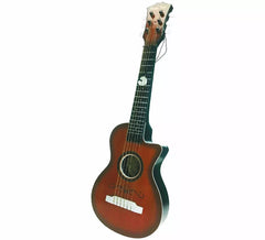 Violão acústico de plástico de 59 cm com 6 cordas