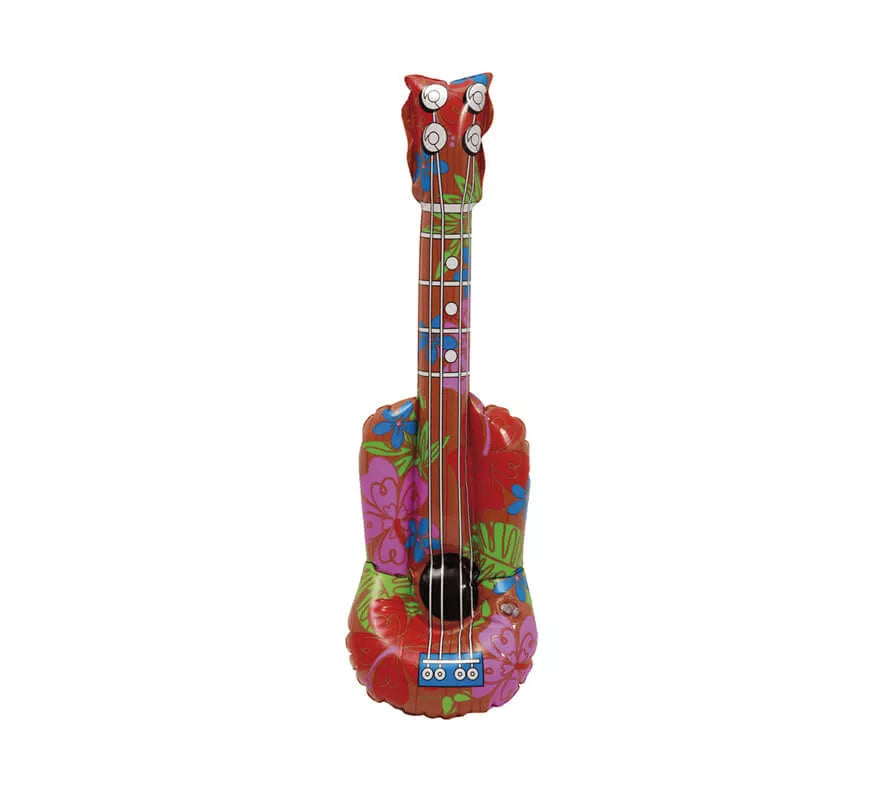 Translation missing: en.Guitarra Hinchable con dibujo de guitarra española de 60 cm