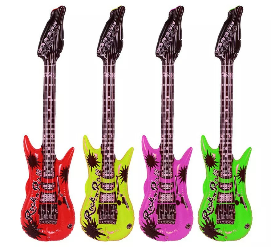 Translation missing: en.Guitarra Hinchable en colores surtidos de 88 cm