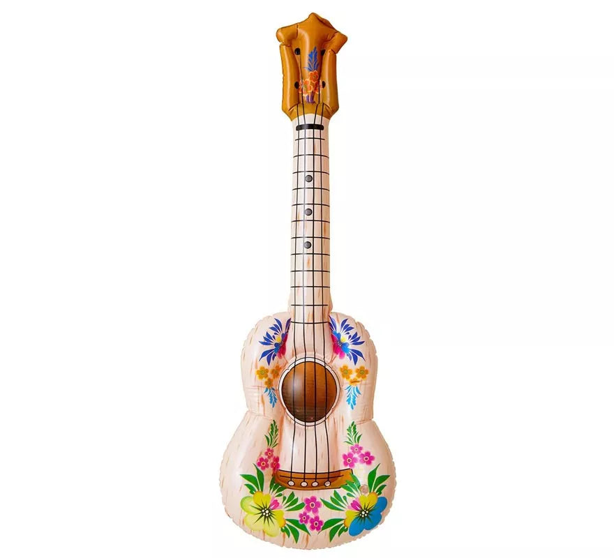 Guitarra Hula Hawaiano inflable de 105 cm