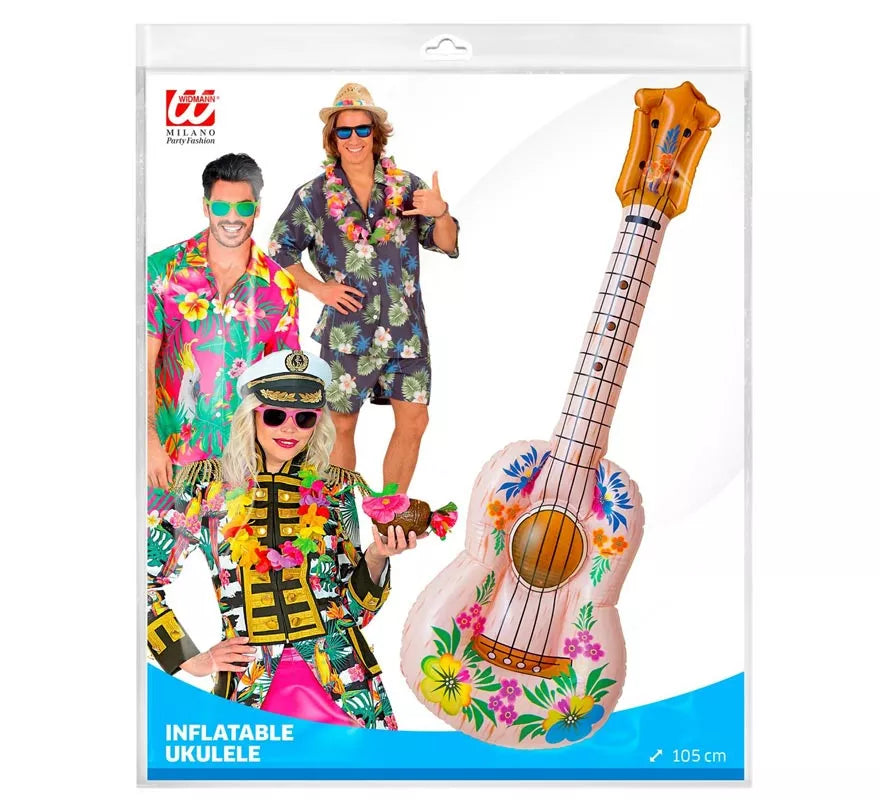 Translation missing: en.Guitarra Hula Hawaiano inflable de 105 cm
