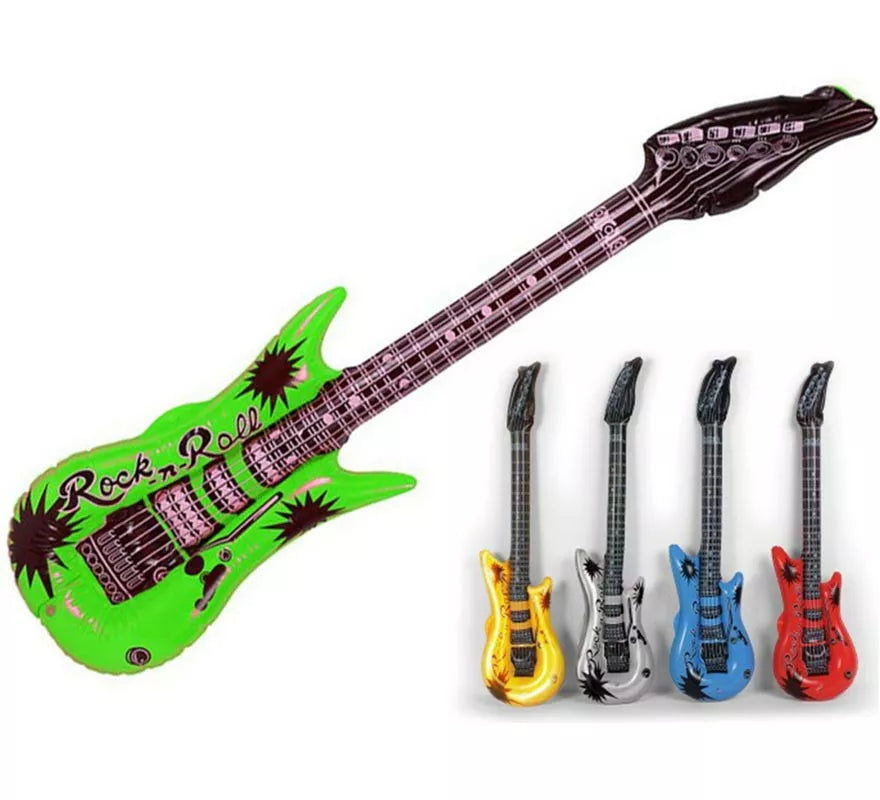 Translation missing: en.Guitarra Rock Hinchable de 90 cm en colores surtidos