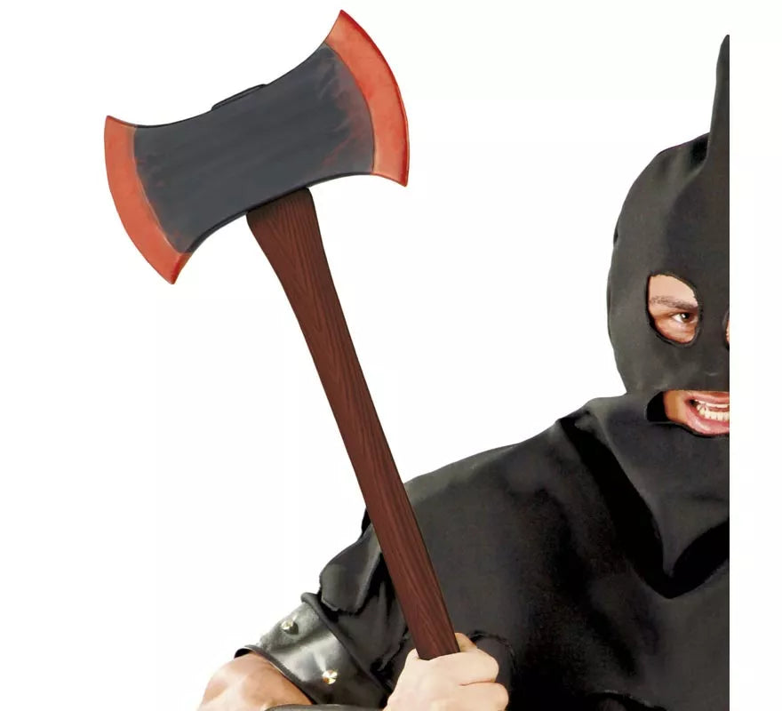 Hacha 2 filos de Ejecutor de 73 cm para Halloween