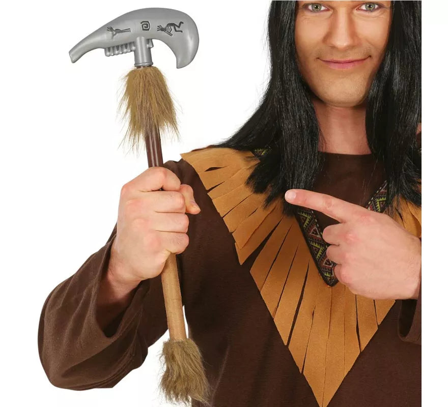 Hacha de Indio con símbolos de 43 cm