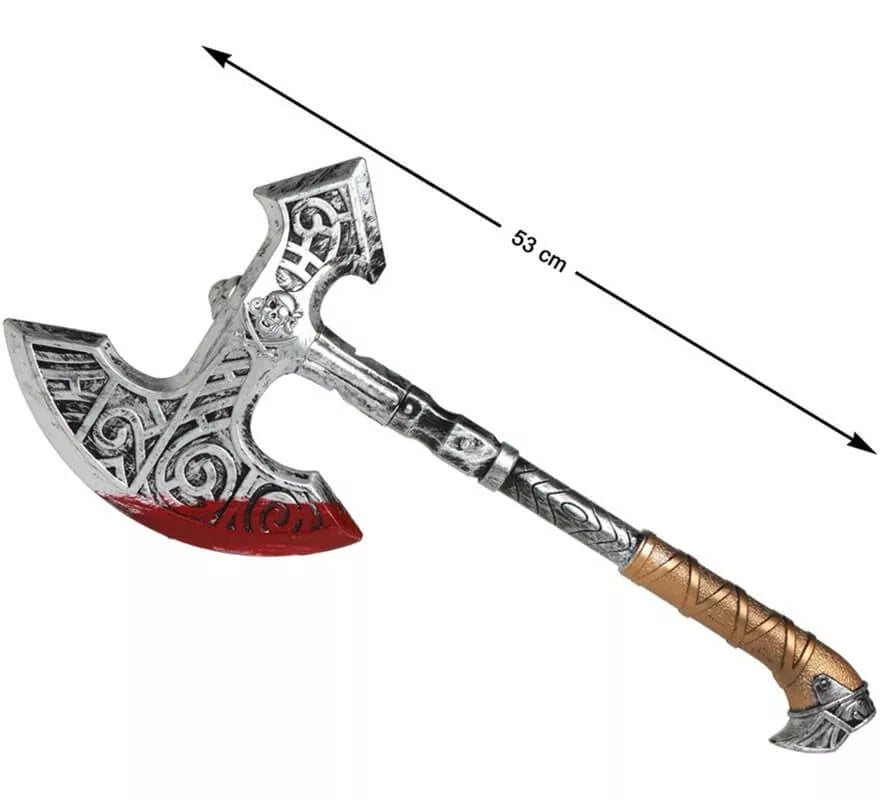Translation missing: en.Hacha Medieval con Sangre de 53 cm