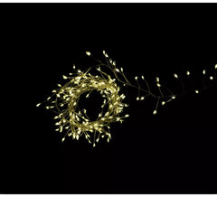 String of 200 White LEDs with Batteries of 2.20 meters