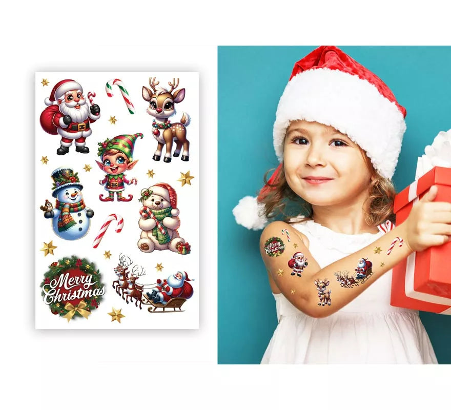 Hoja Tatuaje Navideños