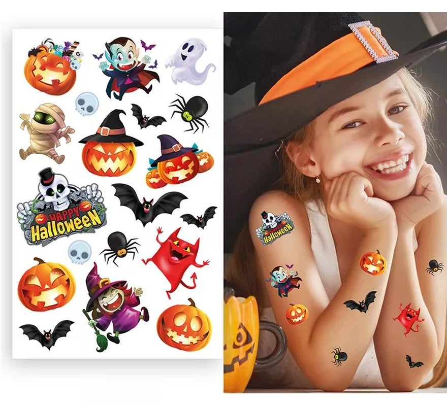 Translation missing: en.Hoja Tatuajes Halloween coloridos