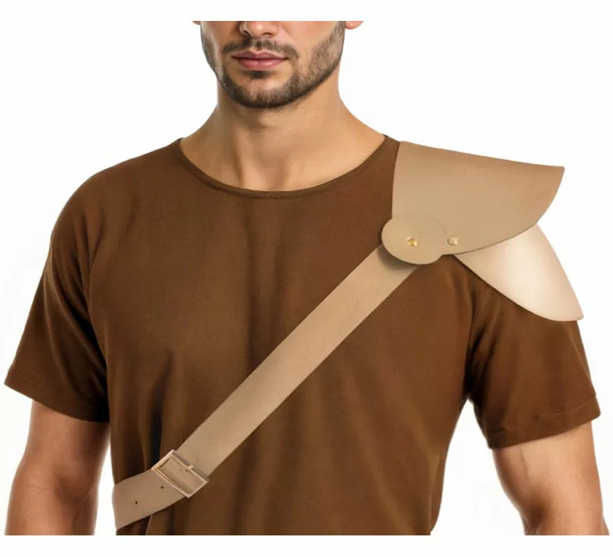 Hombrera de Gladiador dorada de 75x21 cm