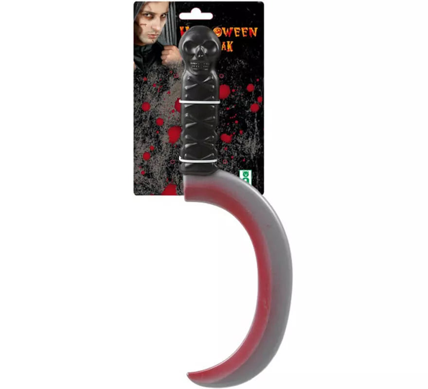 Hoz con Sangre para Halloween 36 cm