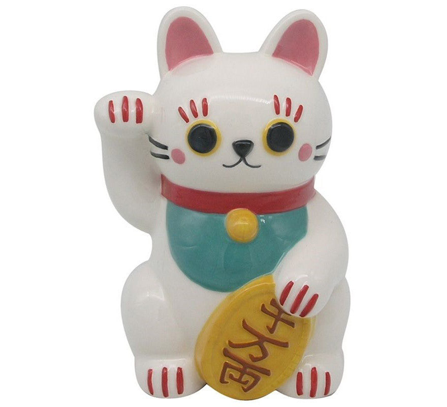 Translation missing: en.Hucha cerámica Maneki Neko Gato de la Suerte