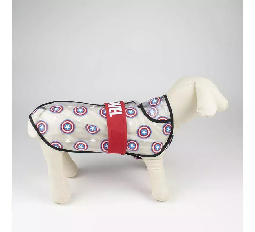Translation missing: en.Impermeable Ajustable para Perro de Capitan America