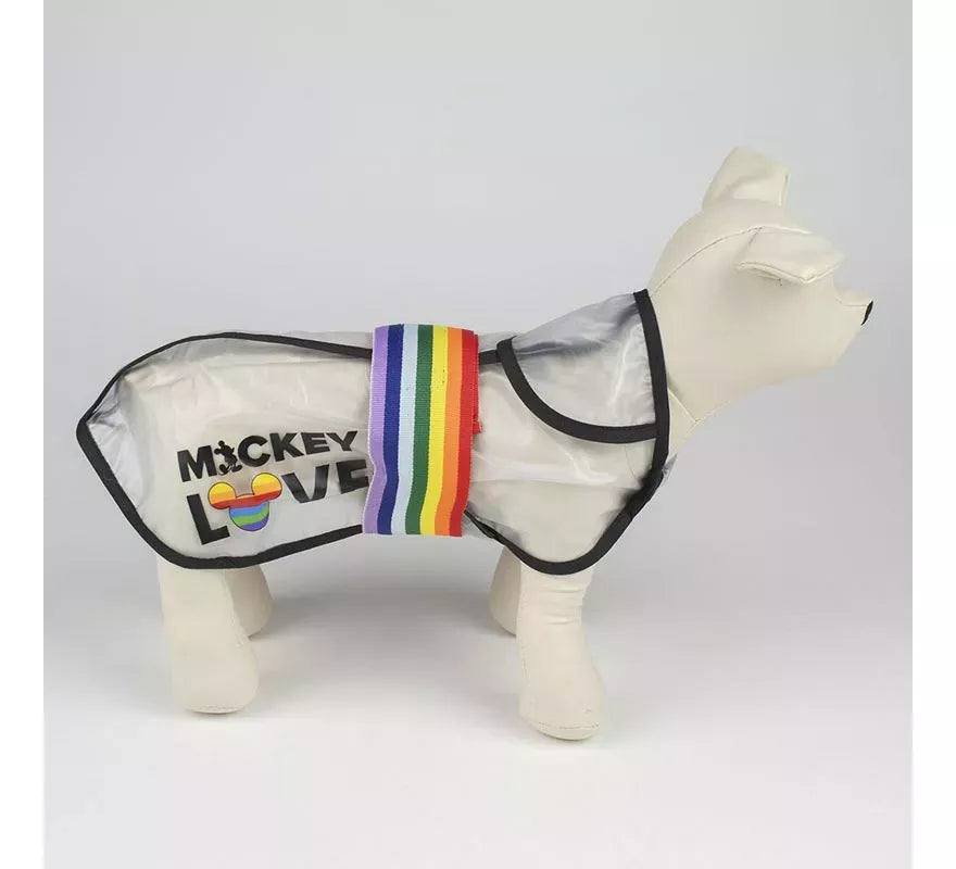 Impermeable Ajustable para Perro Disney Pride Orgullo