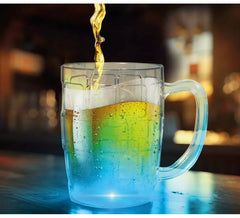 Beer mug with light
