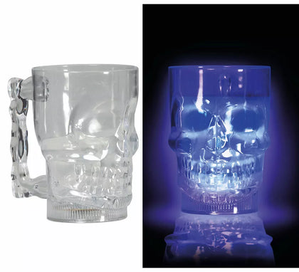 Jarra de Calavera con Luz de 700 ml (10X14 cm)
