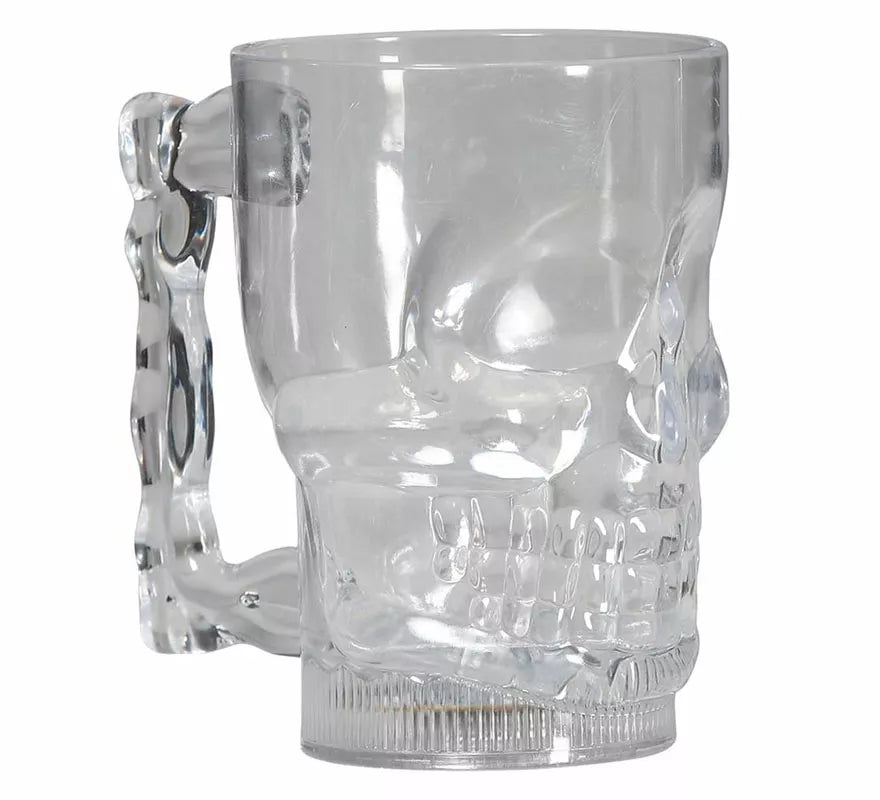 Jarra de Calavera con Luz de 700 ml (10X14 cm)