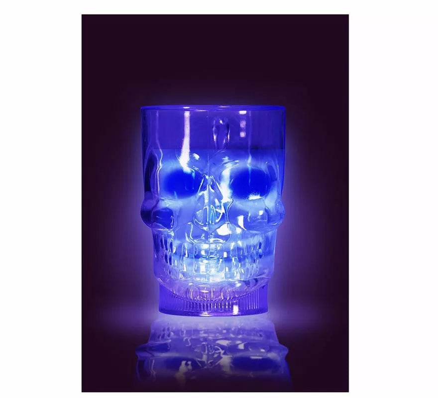 Jarra de Calavera con Luz de 700 ml (10X14 cm)