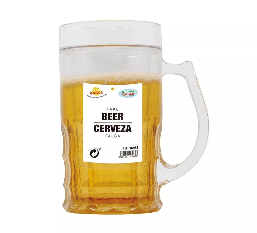 Jarra de Cerveza Falsa de 15 cm (400 ml)