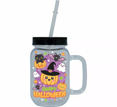 Happy Halloween Jug with 14 cm Straw