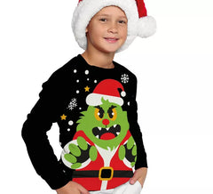 Children's Christmas Grumpy Elf Sweater