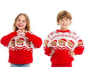 Jersey de Navidad Ositos rojo y blanco para niños