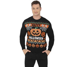 Men's Halloween Pumpkin Sweater