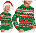 Jersey Navidad Elfo verde para niños