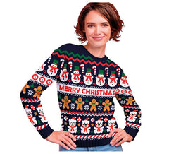 Women's Christmas Snowman Sweater