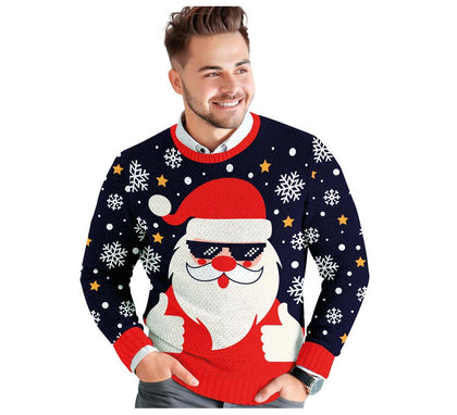 Jersey Navidad Papá Noel cool para hombre