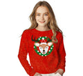Jersey Navidad Reno con Purpurina para niños
