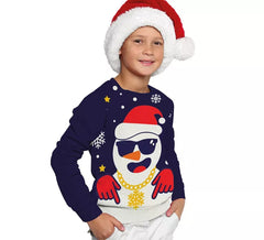 Funny Santa Claus Christmas Sweater for Children