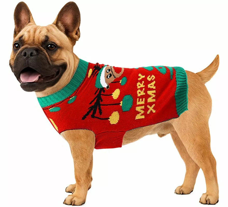 Translation missing: en.Jersey Navideño de Reno para perro