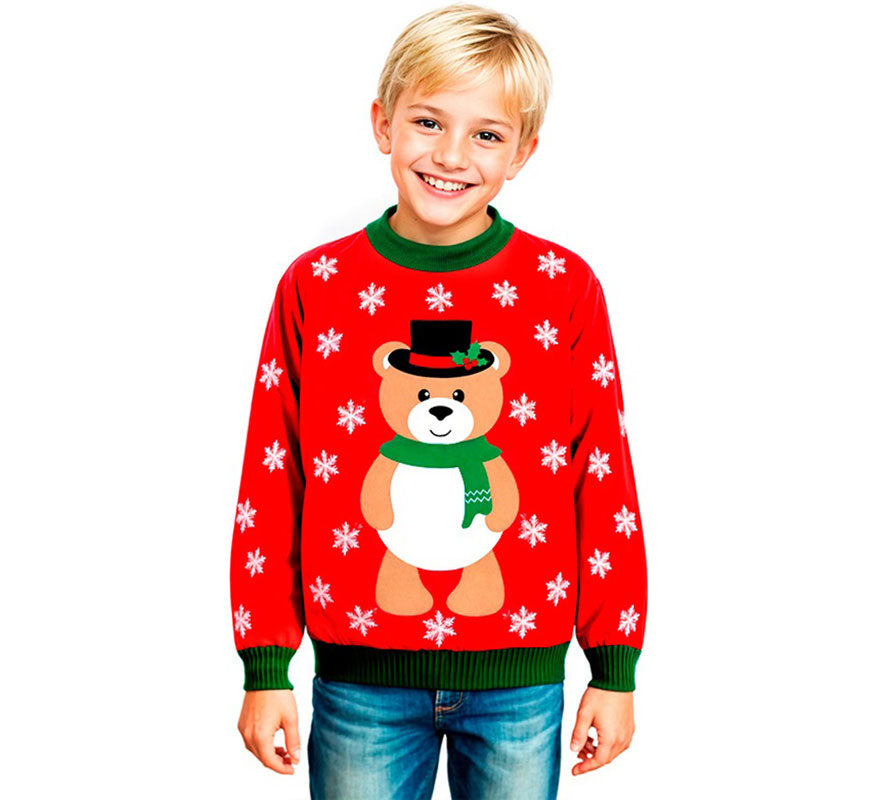 Translation missing: en.Jersey Navideño Osito para niños