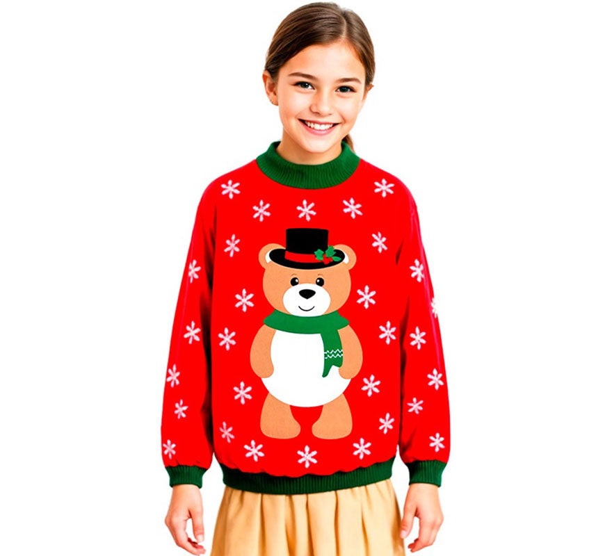 Translation missing: en.Jersey Navideño Osito para niños