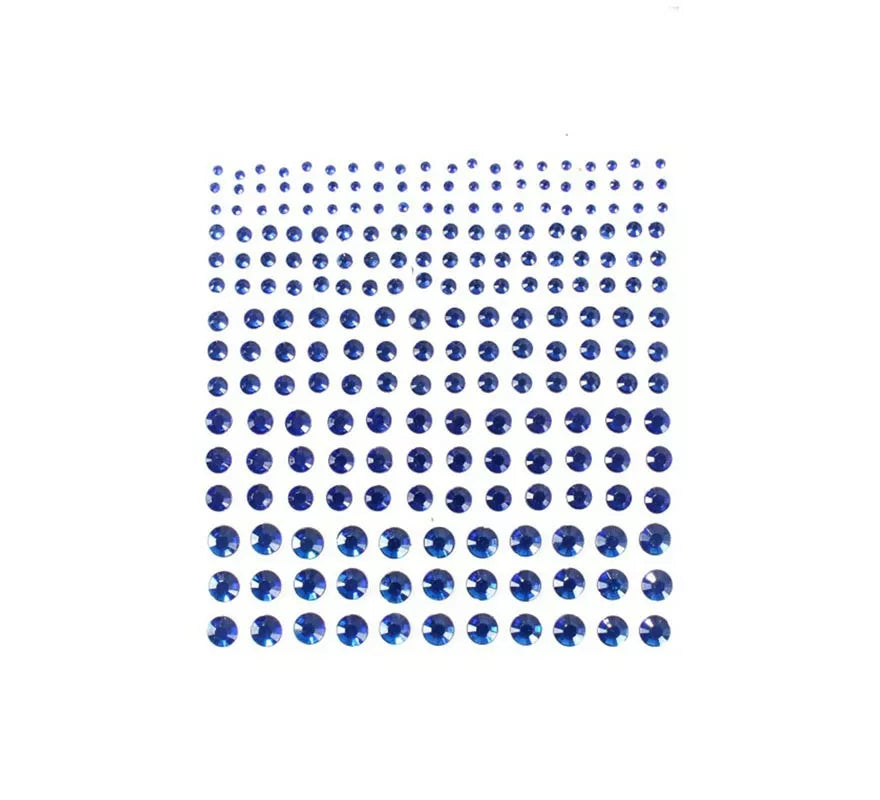 Translation missing: en.Joyas Adhesivas de Diamante brillo azul adulto