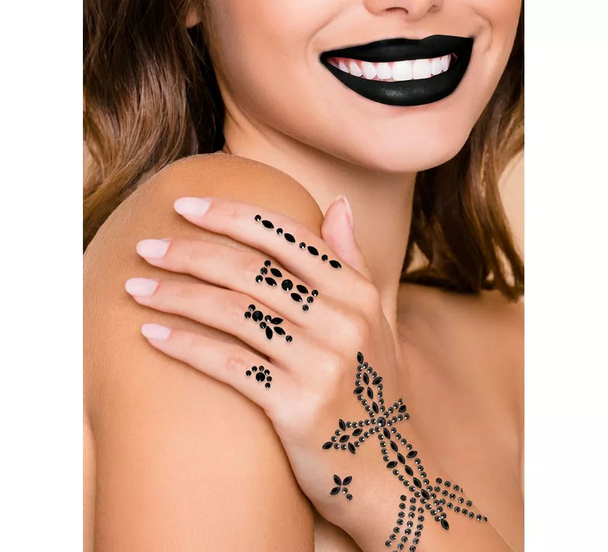 Joyas Facial Mano Cruz Adhesivas