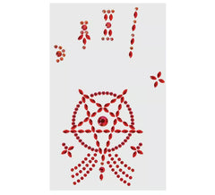Satanic Hand Adhesive Facial Jewelry