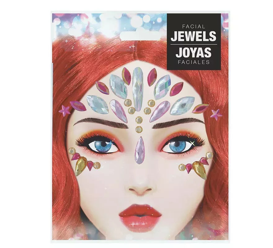 Joyas Faciales Adhesivas con Estrellas